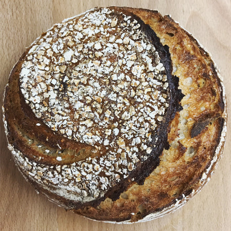 Oat porridge sourdough